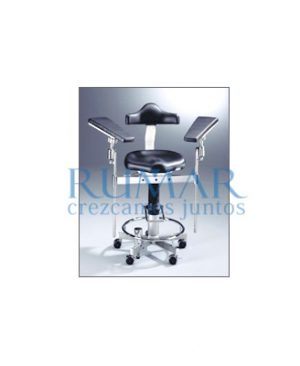COBURG MEDICALIFT 3014 operating room stool with surgical armrest. 07-031