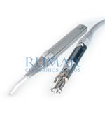 Jeringa Luzzani Minilight Recta 6F de acero, 170cm, gris | Open End - Imagen 4