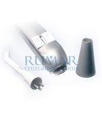 Jeringa Luzzani Minilight Recta 6F de acero, 170cm, gris | Open End - Imagen 3