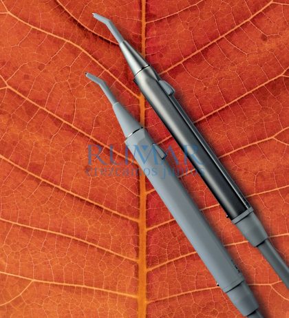 Luzzani Minilight dental syringe with 3 functions, straight, steel / gray, 170cm. 39-12521