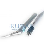 Jeringa Luzzani Minimate Angulada 3F de acero, conector CEFLA 120cm, gris - Imagen 2