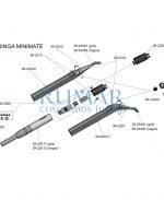 Cono jeringa Luzzani Minimate de acero - Imagen 2