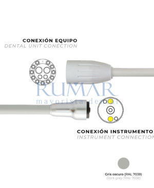 MANGUERA-MICROMOTOR-MC2-IR-PARA-CEFLA-GRIS-OSCURO-0067-MARCA