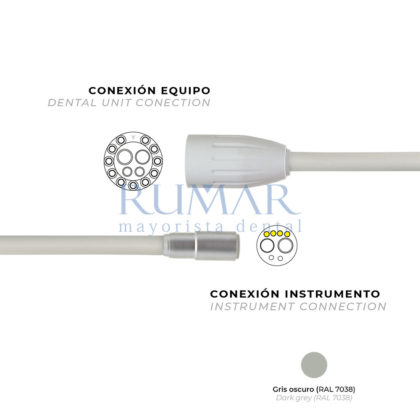 MANGUERA-MICROMOTOR-MC3-MC3LK-MC3LED-CON-SIN-LUZ-PARA-CEFLA-GRIS-OSCURO-0070-MARCA