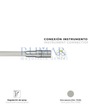 MANGUERA-TURBINA-MIDWEST-4-CON-LUZ-6-ORIFICIOS-ABIERTA-GRIS-OSCURO-REGULACION-SPRAY-0005-MARCA