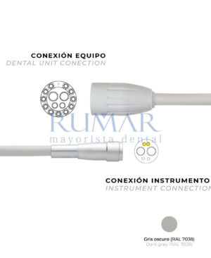 MANGUERA-TURBINA-MIDWEST-4-SIN-LUZ-6-ORIFICIOS-PARA-CEFLA-GRIS-OSCURO-0015-MARCA