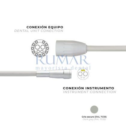 MANGUERA-TURBINA-MIDWEST-4-SIN-LUZ-6-ORIFICIOS-PARA-CEFLA-GRIS-OSCURO-0015-MARCA