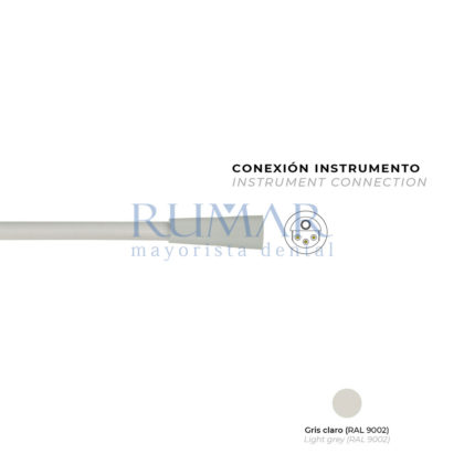 MANGUERA-ULTRASONIDOS-SATELEC-NEWTRON-SUPRASSON-SIN-LUZ-ABIERTA-GRIS-CLARO-0022-MARCA