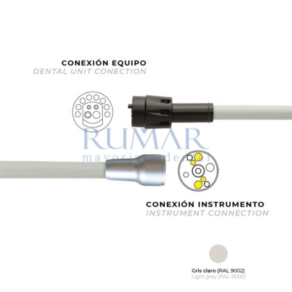 MANGUERA-MICROMOTOR-BIEN-AIR-MC2-ISOLITE-300-CON-LUZ-CONECTOR-EQUIPO-SIRONA-GRIS-CLARO-0085-MARCA
