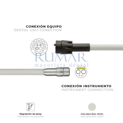 MANGUERA-MICROMOTOR-MC3-PARA-SIRONA-GRIS-CLARO-0087-MARCA