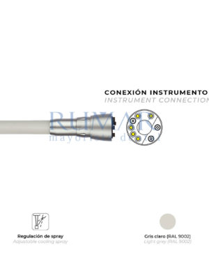 MANGUERA-MICROMOTOR-KAVO-K700-KL700-KL701-KL703-ABIERTA-GRIS-CLARO-REGULACION-SPRAY-0100-MARCA
