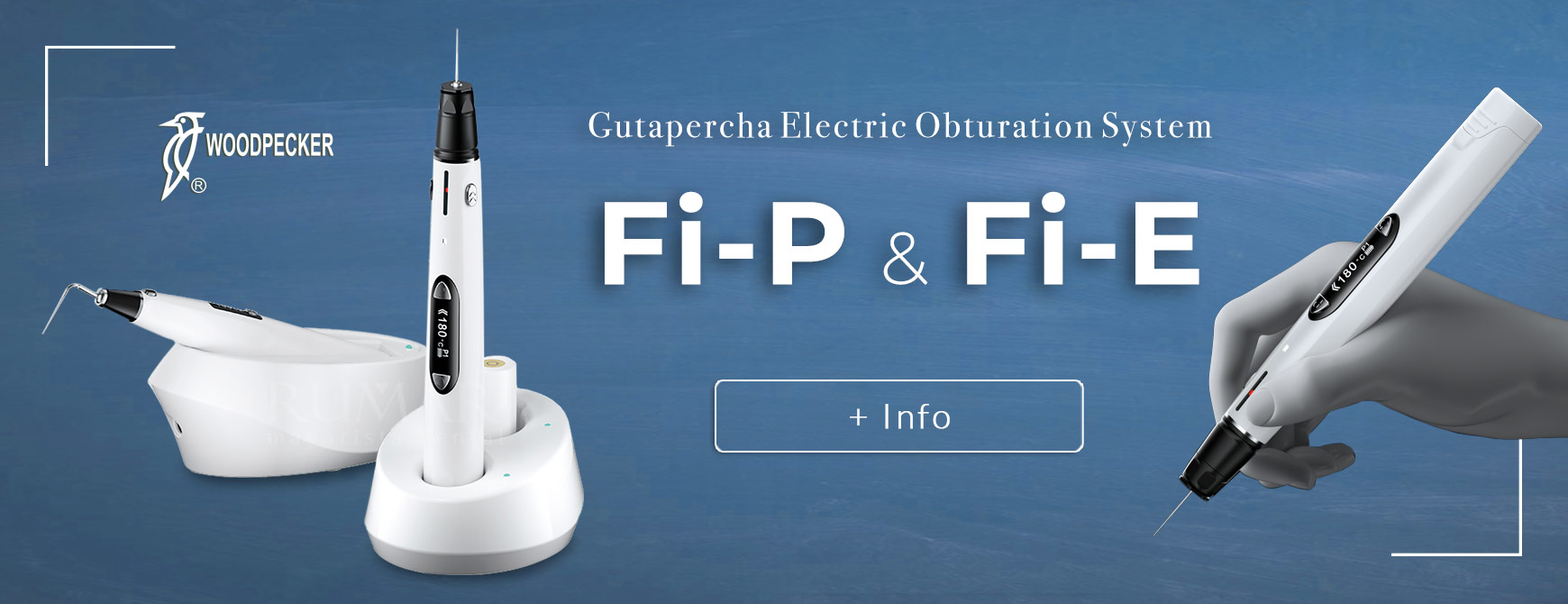 Gutapercha Electric Fi-G + Fi-P Woodpecker Obturation System