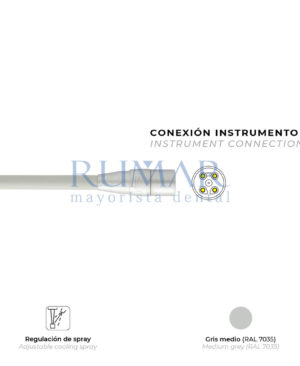 MANGUERA-ULTRASONIDOS-KAVO-PIEZOLED-CON-LUZ-ABIERTA-GRIS-MEDIO-REGULACION-SPRAY-0046-MARCA