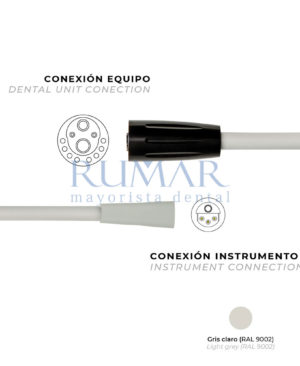 MANGUERA-ULTRASONIDOS-SATELEC-NEWTRON-SUPRASSON-SIN-LUZ-PARA-PLANMECA-GRIS-CLARO-0029-MARCA