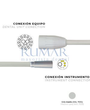 MANGUERA-JERINGA-KAVO-3F-CONECTOR-EQUIPO-KAVO-GRIS-MEDIO-0119-MARCA