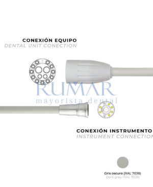 MANGUERA-PARA-MICROMOTOR-CEFLA-IMMS-STERN-WEBER-IXS4-CASTELLINI-IMPLANTOR-LED-CONECTOR-CEFLA-TERMINAL-GIRATORIO-GRIS-OSCURO-0093-MARCA