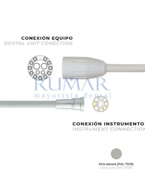 MANGUERA-PARA-MICROMOTOR-CEFLA-IMMRL-IMMR-STERN-WEBER-IXR3L-IXR3-CASTELLINI-HANDY-POWER-HANDY-POWER-LED-CONECTOR-CEFLA-GRIS-OSCURO-0095-MARCA
