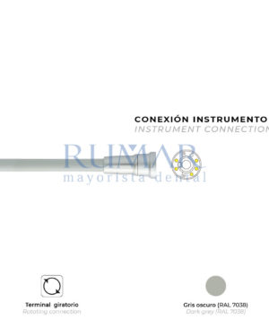 MANGUERA-PARA-MICROMOTOR-CEFLA-IMMRL-IMMR-STERN-WEBER-IXR3L-IXR3-CASTELLINI-HANDY-POWER-HANDY-POWER-LED-CONEXION-ABIERTA-OPEN-END-GRIS-OSCURO-TERMINAL-GIRATORIO-0090-MARCA