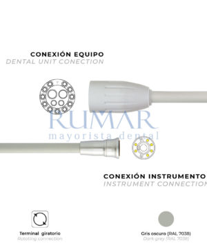MANGUERA-PARA-MICROMOTOR-CEFLA-IMMS-STERN-WEBER-IXS4-CASTELLINI-IMPLANTOR-LED-CONECTOR-CEFLA-TERMINAL-GIRATORIO-GRIS-OSCURO-TERMINAL-GIRATORIO-0094-MARCA