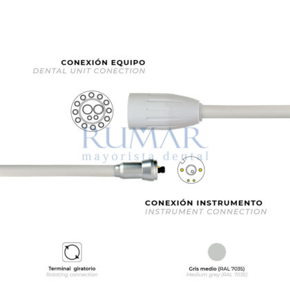 MANGUERA-PARA-MICROMOTOR-KAVO-K190-K196-K200-CHIRANA-MEDICAL-CH660L-CONECTOR-KAVO-TERMINAL-GIRATORIO-GRIS-MEDIO-0101-MARCA