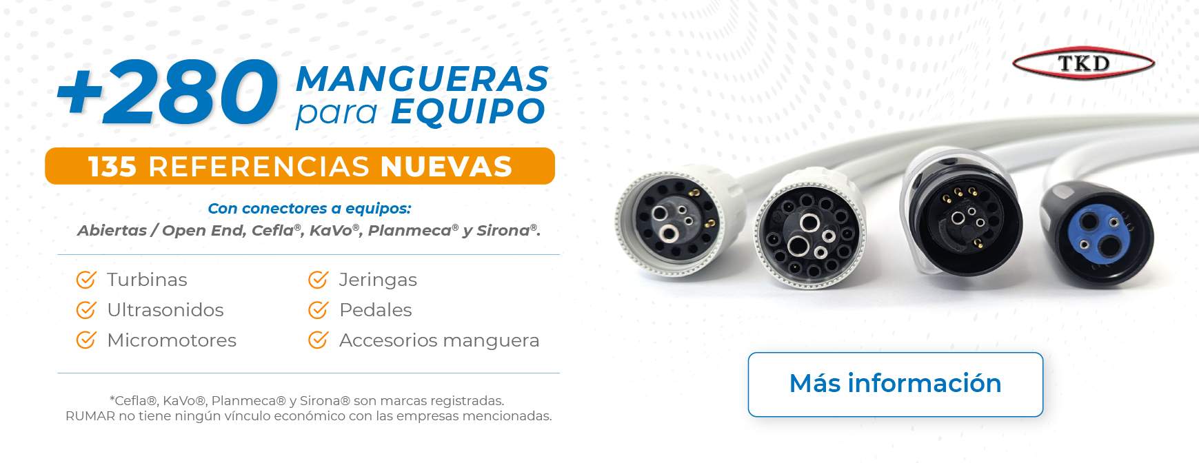 Mangueras para equipo