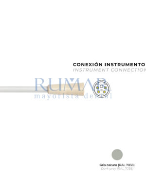 MANGUERA-ULTRASONIDOS-CEFLA-ANTHOS-UPZ6-STERN-WEBER-SC-A2-CASTELLINI-PIEZOSTERIL-6-CONEXION-ABIERTA-GRIS-OSCURO-0122-MARCA